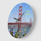 San Francisco Keepake Große Wanduhr (Winkel)