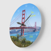 San Francisco Keepake Große Wanduhr (Winkel)