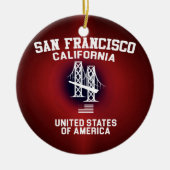 San Francisco Keramik Ornament (Vorne)