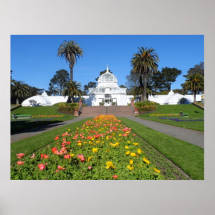 San Francisco Konservatorium der Blumen Poster
