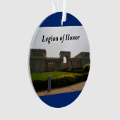 San Francisco Legion of Honor Blue Ornament (Vorderseite)