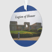 San Francisco Legion of Honor Blue Ornament (Vorderseite)
