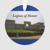 San Francisco Legion of Honor Blue Ornament (Vorderseite)