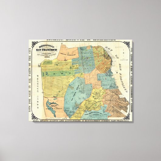 San Francisco Leinwanddruck (Vorderseite)