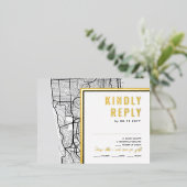 San Francisco Liebe Locator | UAWG Antwort Folie Einladungspostkarte (Stehend vorne)