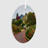 San Francisco Lombard Street #2 Ornament (Vorderseite)