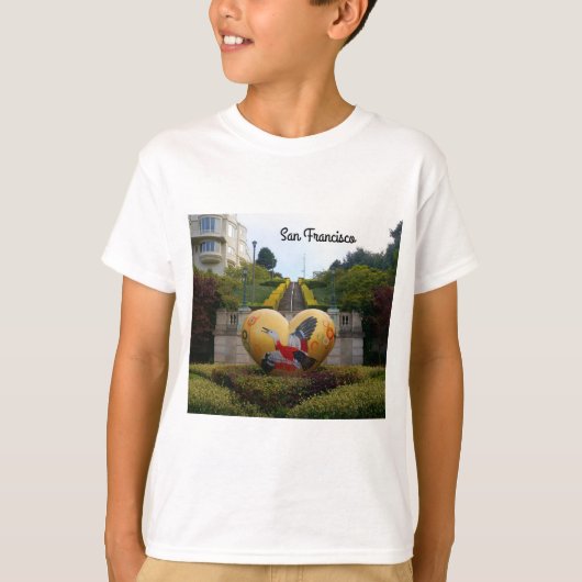 San Francisco Lyon Street Steps #1 T - Shirt (Vorderseite)