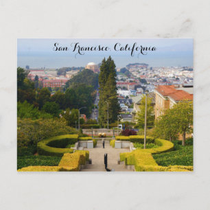 San Francisco Lyon Street Steps #3-2 Postkarte