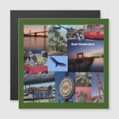 San Francisco Magnetkarte (Vorne/Hinten)