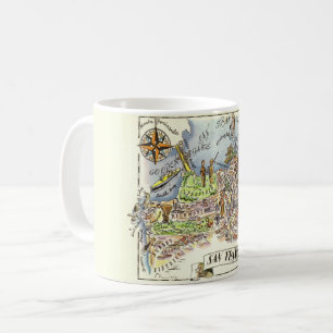 San Francisco Map-Tasse Kaffeetasse