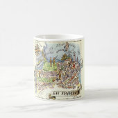 San Francisco Map-Tasse Kaffeetasse (Mittel)