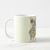 San Francisco Map-Tasse Kaffeetasse (Links)