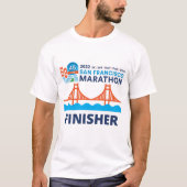 San Francisco Marathon 2022 Finisher T - Shirt (Vorderseite)