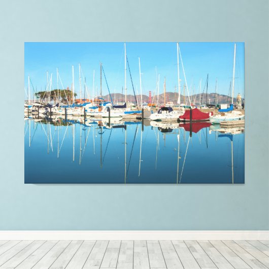San Francisco Marina Leinwanddruck (Insitu (Holzboden))