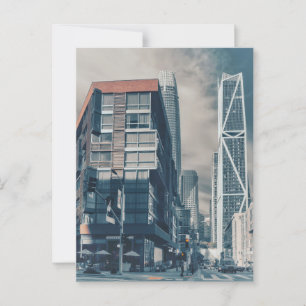 San Francisco Modern Cityscape Postkarte
