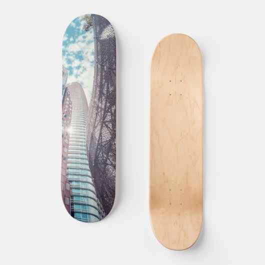 San Francisco Modern Skyline Skateboard (Vorderseite)