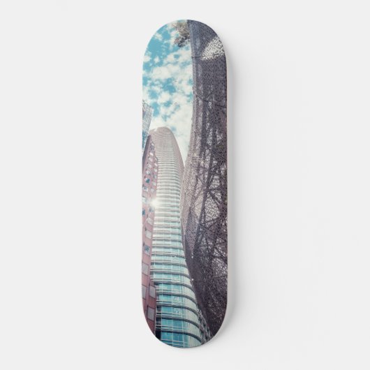 San Francisco Modern Skyline Skateboard (Vorderseite)