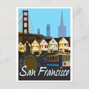 San Francisco Montage Postcard Postkarte