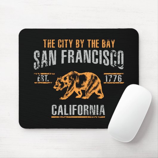 San Francisco Mousepad (Mit Mouse)