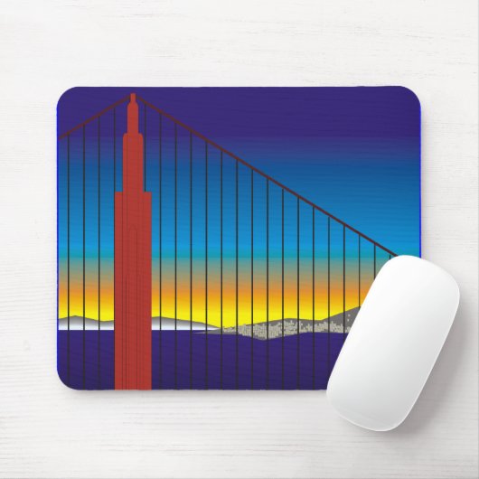 San Francisco Mousepad (Mit Mouse)