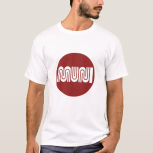 San Francisco Muni Circle Design - T-Shirt
