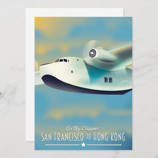 San Francisco nach Hong Kong per Clipper (Vorne/Hinten)