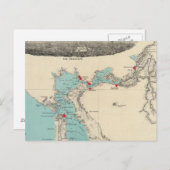 San Francisco nach Sacramento Postkarte (Vorne/Hinten)