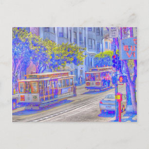 San Francisco Neon Postkarte