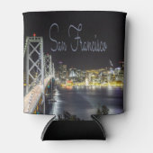 San Francisco Night Sky Line Golden Gate Bridge Dosenkühler (Vorderseite)
