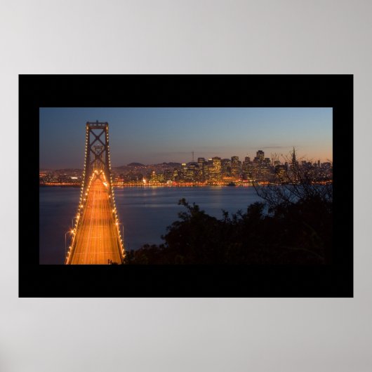 San Francisco Nightfall Poster (Vorne)