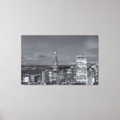 San Francisco Nighttime bw Leinwanddruck (Vorderseite)