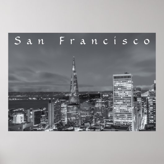 San Francisco Nighttime Poster (Vorne)