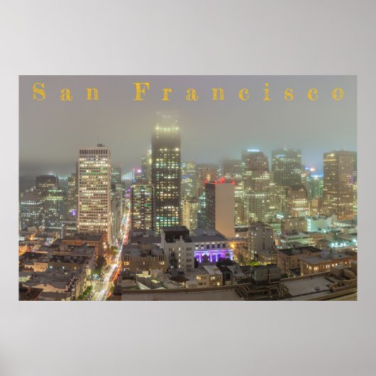 San Francisco Nighttime Poster (Vorne)