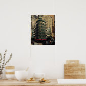 San Francisco North Beach Green Gebäude Poster (Küche)