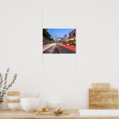 San Francisco North Beach Motion Blur Traffic Poster (Küche)