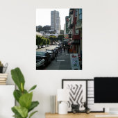 San Francisco North Beach Poster (Heimbüro)