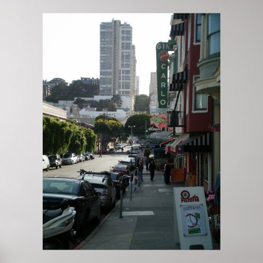 San Francisco North Beach Poster (Vorne)