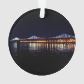 San Francisco Oakland Bay Bridge #2-1 Ornament (Rückseite)