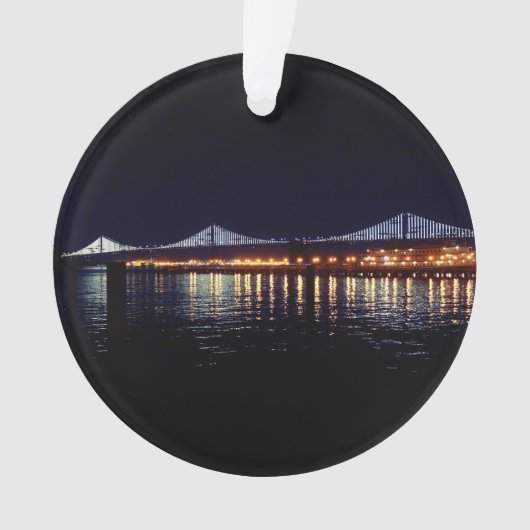 San Francisco Oakland Bay Bridge #2-1 Ornament (Vorderseite)