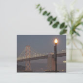 San Francisco Oakland Bay Bridge Post Card Postkarte (Stehend Vorderseite)