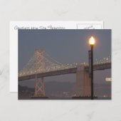 San Francisco Oakland Bay Bridge Post Card Postkarte (Vorne/Hinten)