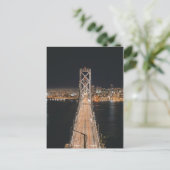 San Francisco Oakland Bay Bridge Postcard Postkarte (Stehend Vorderseite)