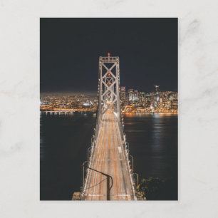 San Francisco Oakland Bay Bridge Postcard Postkarte