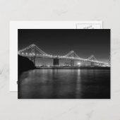 San Francisco - Oakland Bay Bridge Postkarte (Vorne/Hinten)