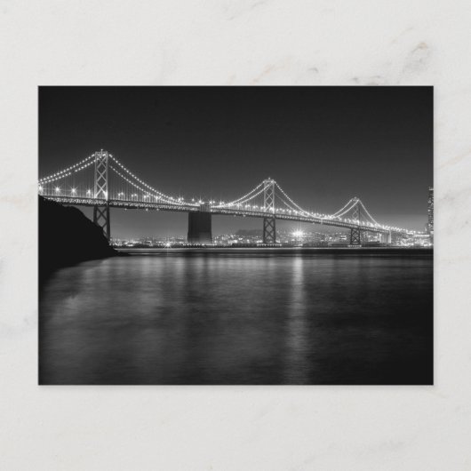 San Francisco - Oakland Bay Bridge Postkarte (Vorderseite)