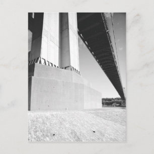 San Francisco Oakland Bay Bridge Tower Base Postkarte