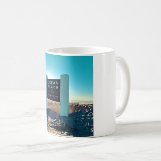 San Francisco Ocean Beach Cup Kaffeetasse (VorderseiteRechts)