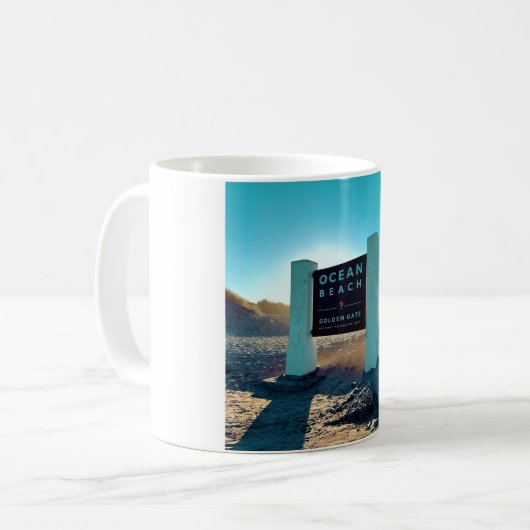 San Francisco Ocean Beach Cup Kaffeetasse (Vorderseite Links)