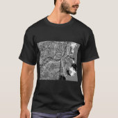 San Francisco Offset Toner Map T-Shirt (Vorderseite)