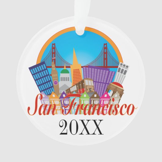 San Francisco Ornament (Vorderseite)